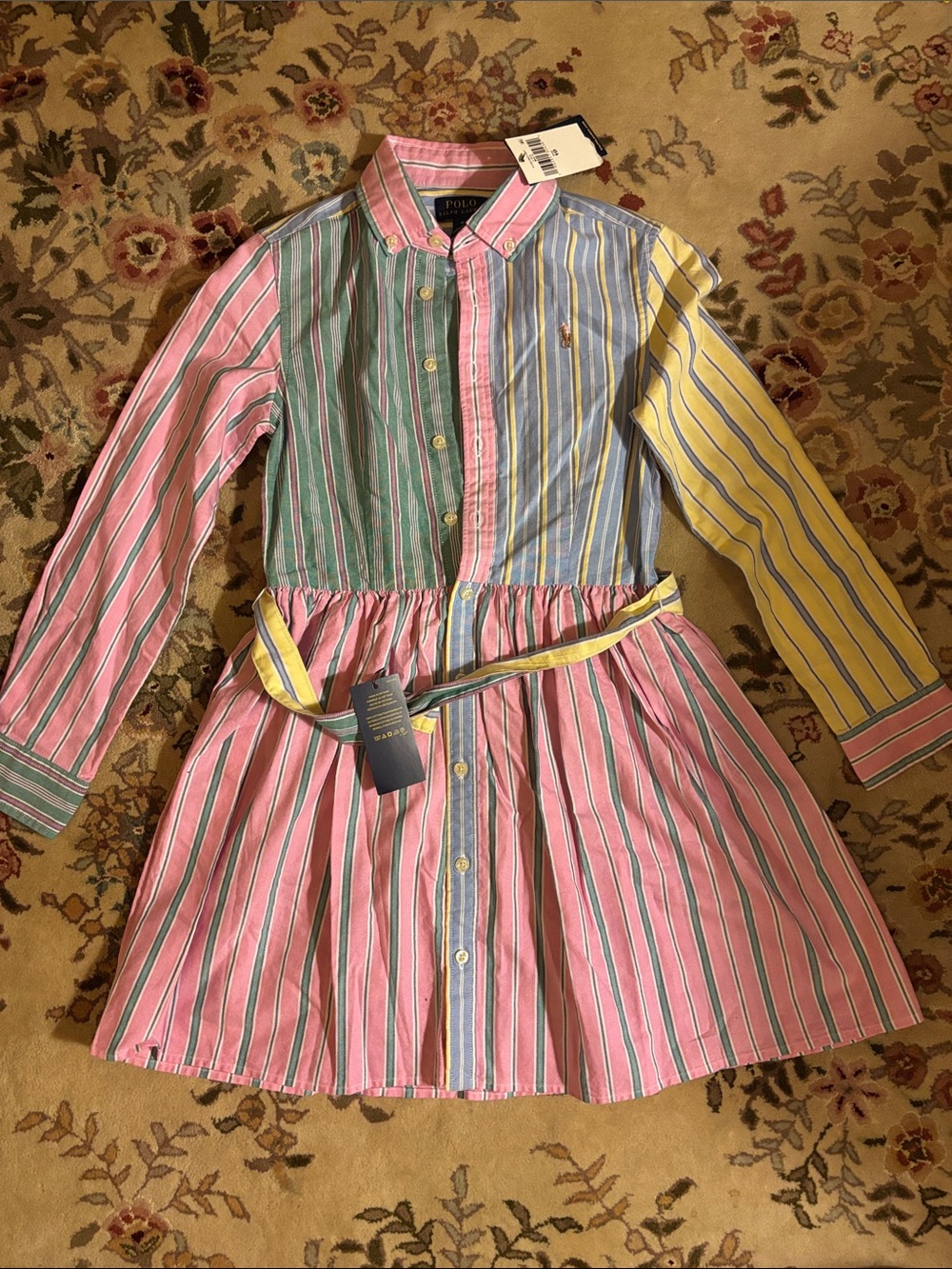 Polo by Ralph Lauren Girls Multicolored Dress